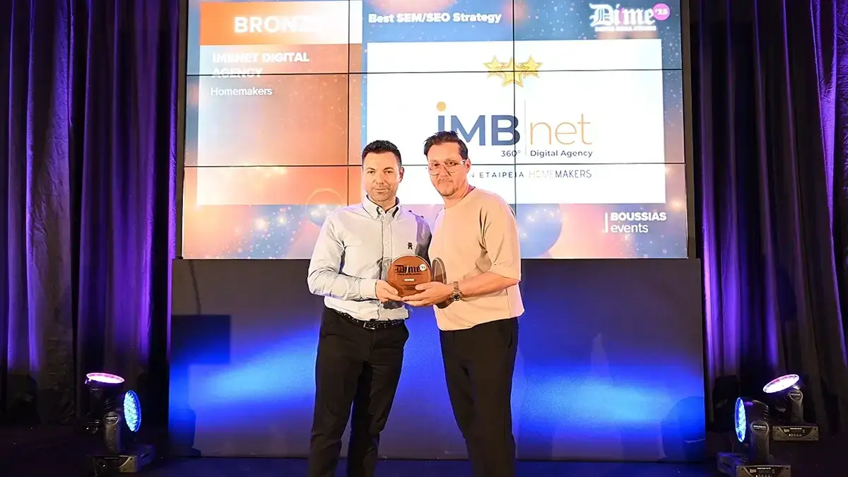 Dime Awards 2025 3 best seo strategy award imbnet